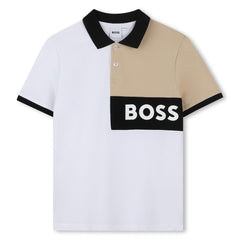 BOSS KIDS Polo and Shorts Textile Set