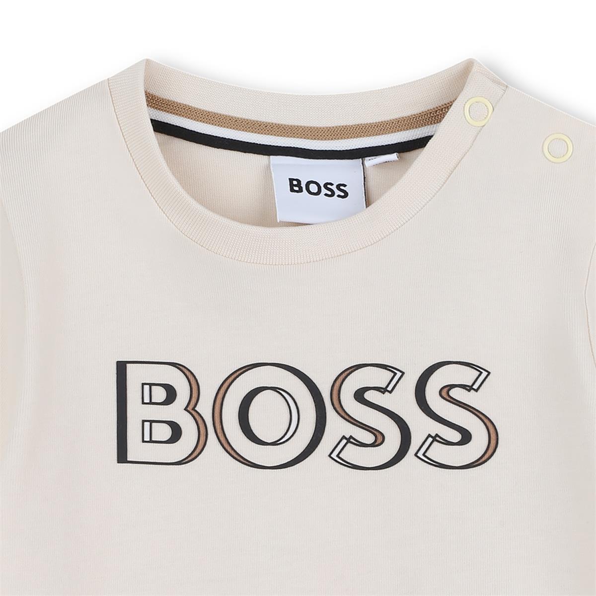 BOSS Baby Boys Short Sleeve Logo Print T-Shirt 