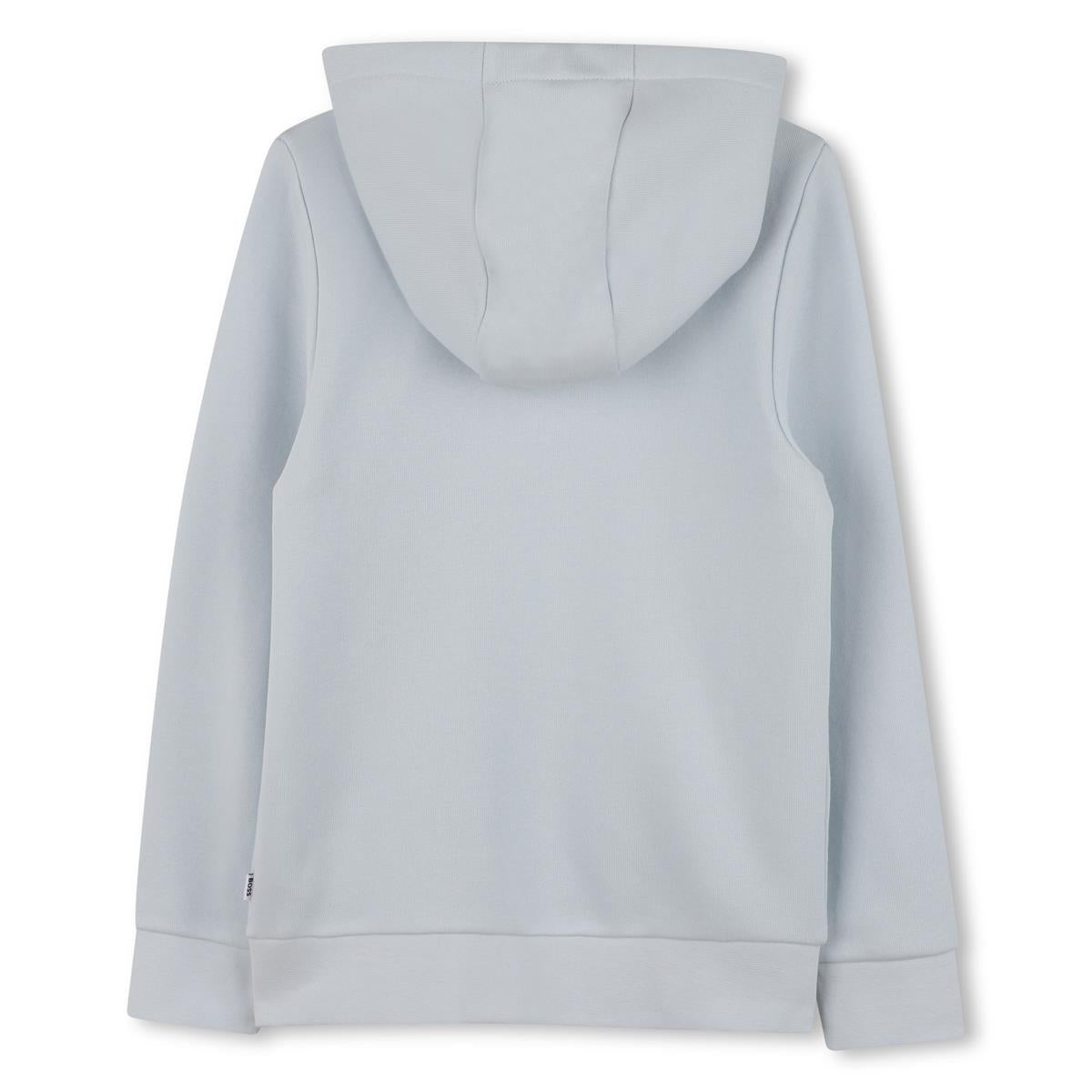 BOSS Kids Hooded Cardigan Pale Blue