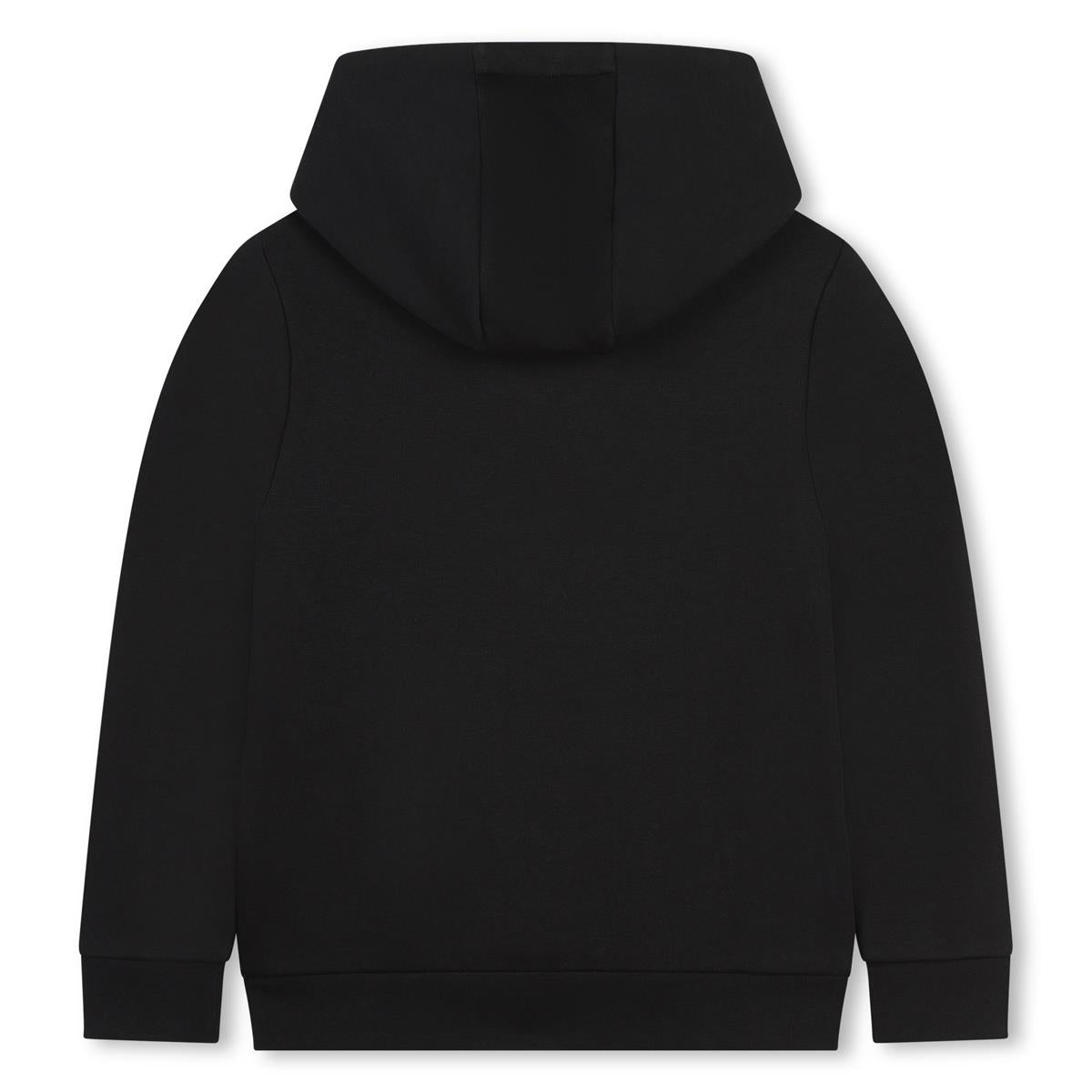 BOSS KIDS Black Hooded Sweatshirt