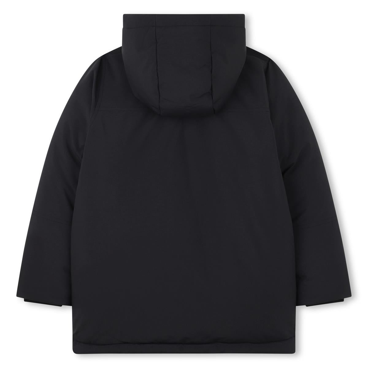 BOSS KIDS Hooded Parker Black