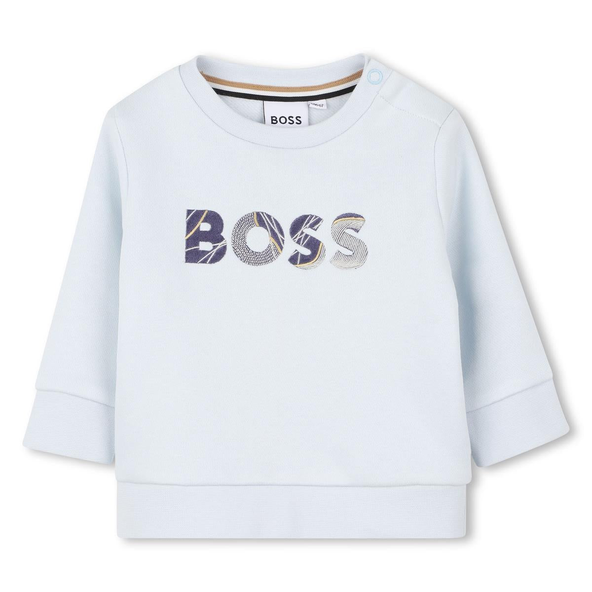BOSS Baby Boys Sweatshirt Pale Blue