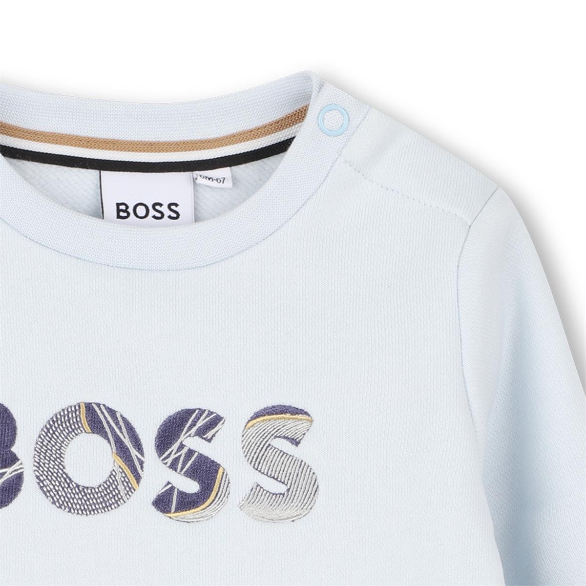 BOSS Baby Boys Sweatshirt Pale Blue
