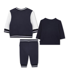 BOSS Baby Boys Cardigan Trousers T-Shirt Set