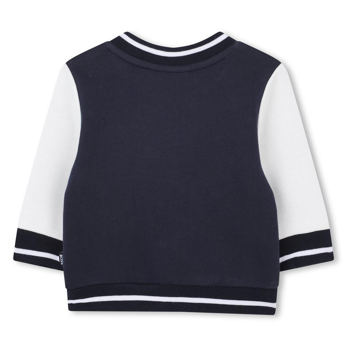 BOSS Baby Boys Cardigan Trousers T-Shirt Set