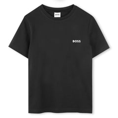 BOSS KIDS Set of 2 T-Shirts Black White
