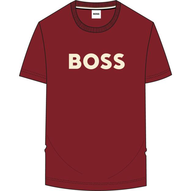BOSS KIDS Short Sleeve T-Shirt Red