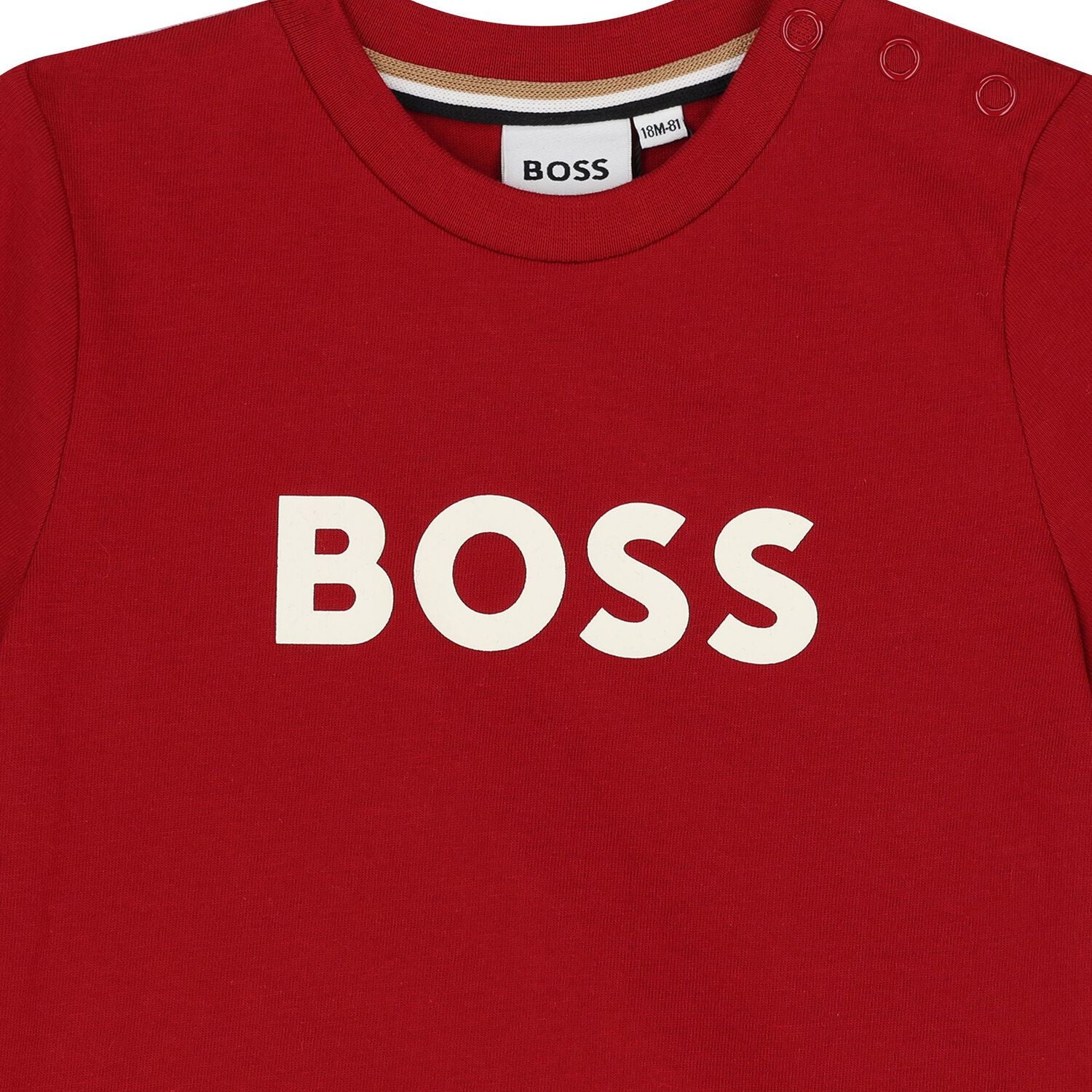 BOSS Baby Boys T-Shirt Dark Red