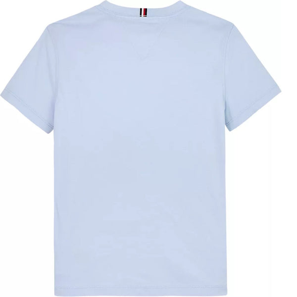 TH Flag Embroidered Logo T-Shirt Blue