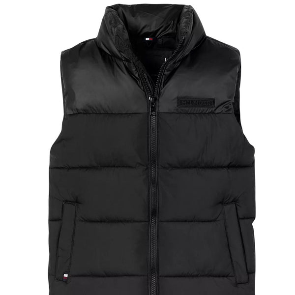 TOMMY HILFIGER Contrast Padded Vest Black