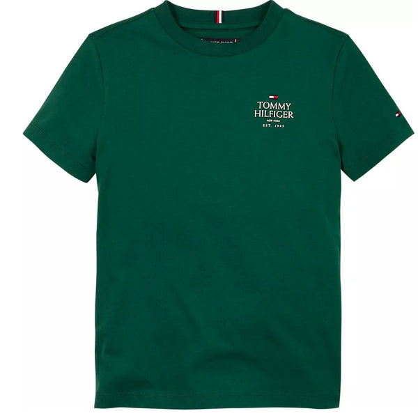 TH LOGO Puff Print T-Shirt Green