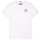 TOMMY HILFIGER Puff print t-shirt, regular fit. White