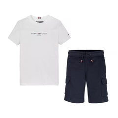 TOMMY HILFIGER T-Shirt & Cargo Short Set