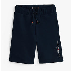 Tommy Hilfiger Sweatshorts with logo on side of leg Navy