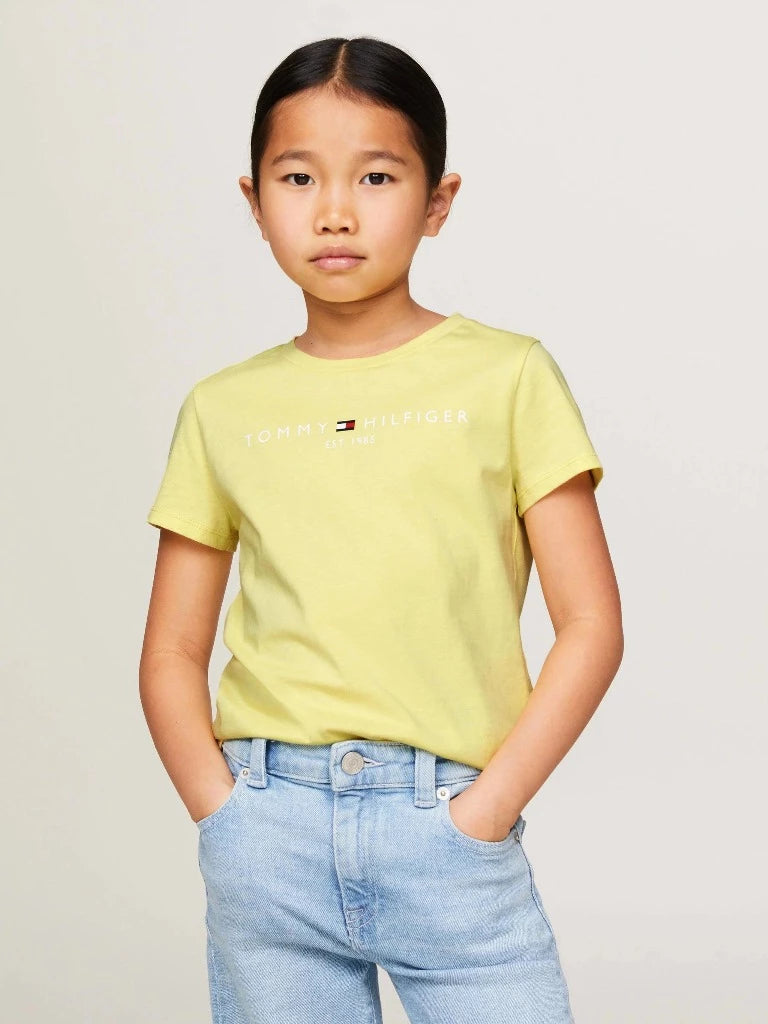 TH Flag Embroidery T-Shirt Yellow