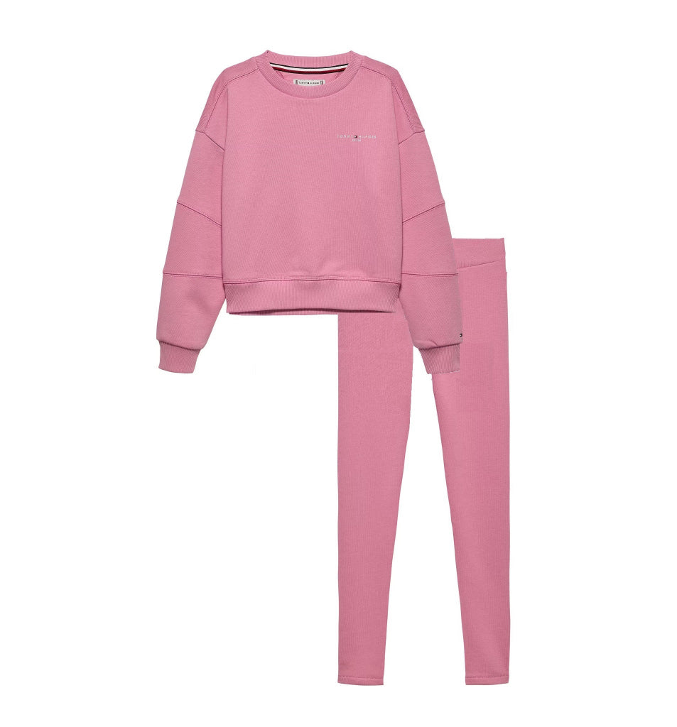 TOMMY HILFIGER Girls Mini Corp CN Leggings Set
