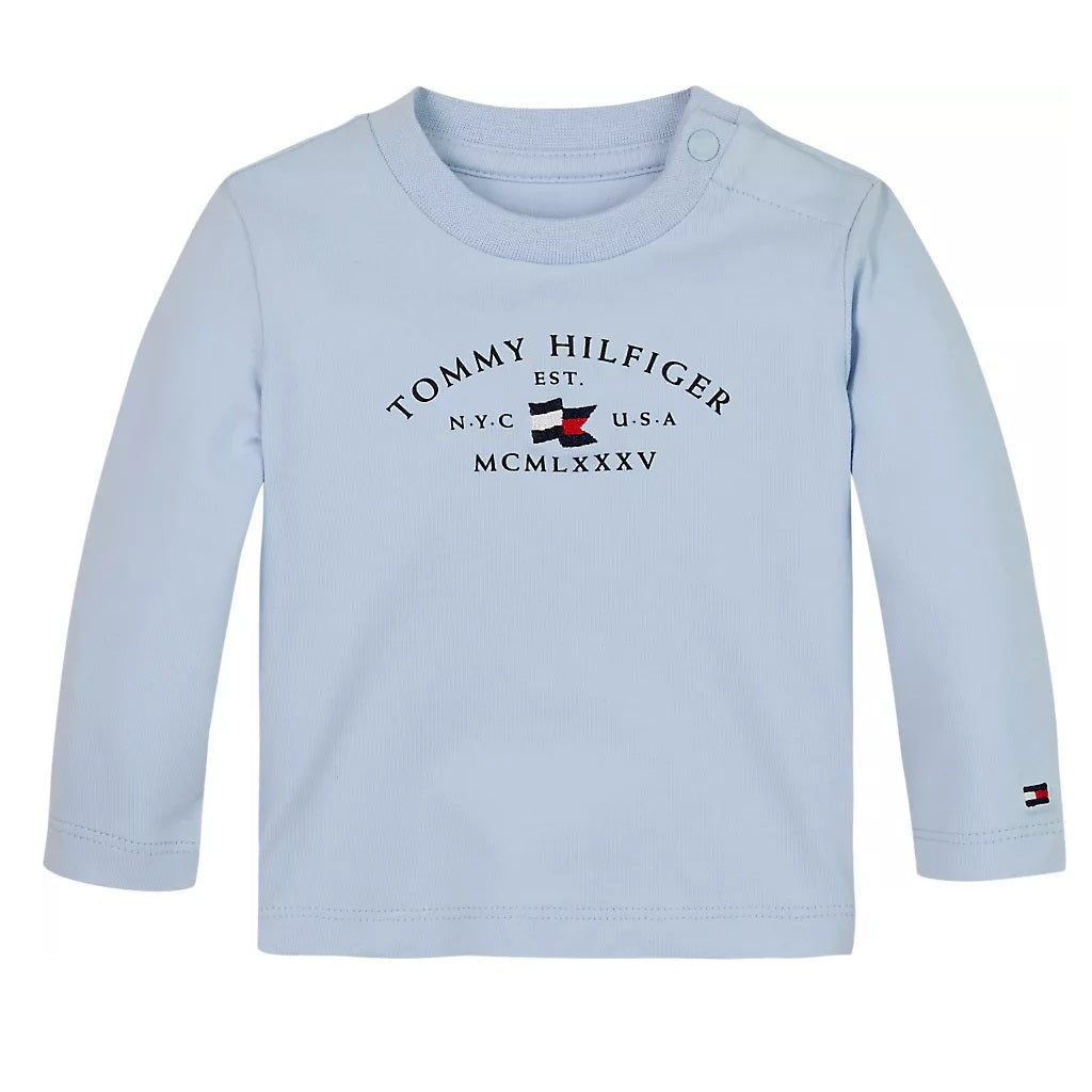 TOMMY HILFIGER Essential long sleeved t-shirt with Logo