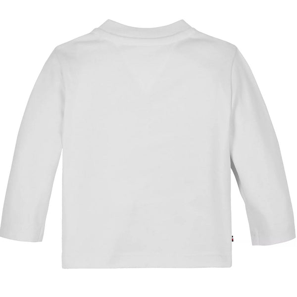 TH Baby Essential Tee LS White