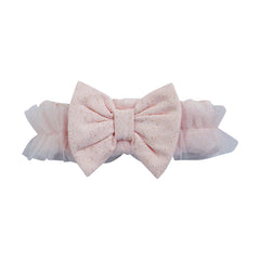 Little A Lurex Bow Headband