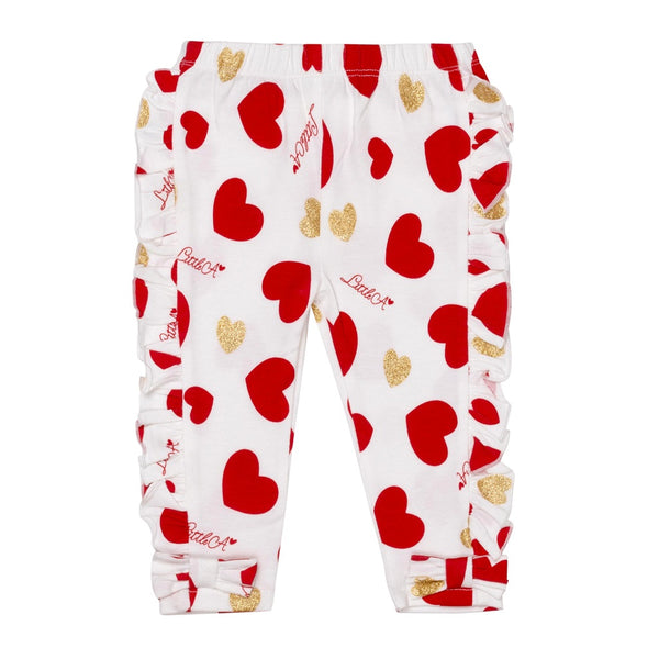 Holly Heart Print Legging Set