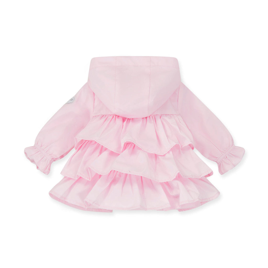 Little A ABBIE Hooded Jacket with Bows Pink