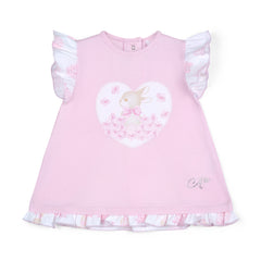 Little A AMY Bunny Jersey Dress Pink