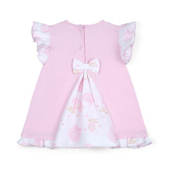 LITTLE A AMY Bunny Jersey Dress Pink