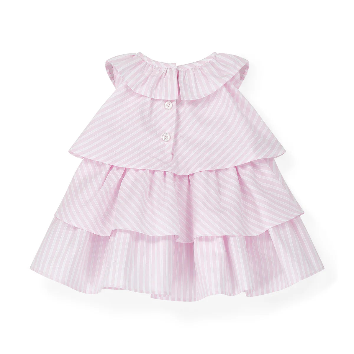 Little A Aria Seersucker Dress Pink