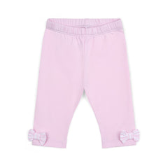 LITTLE A Amber Pink Bow Legging Set