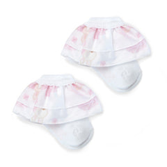 Little A Annabell Bunny Print Frill Socks