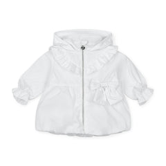 Little A Bobbie Hooded Bow Jacket