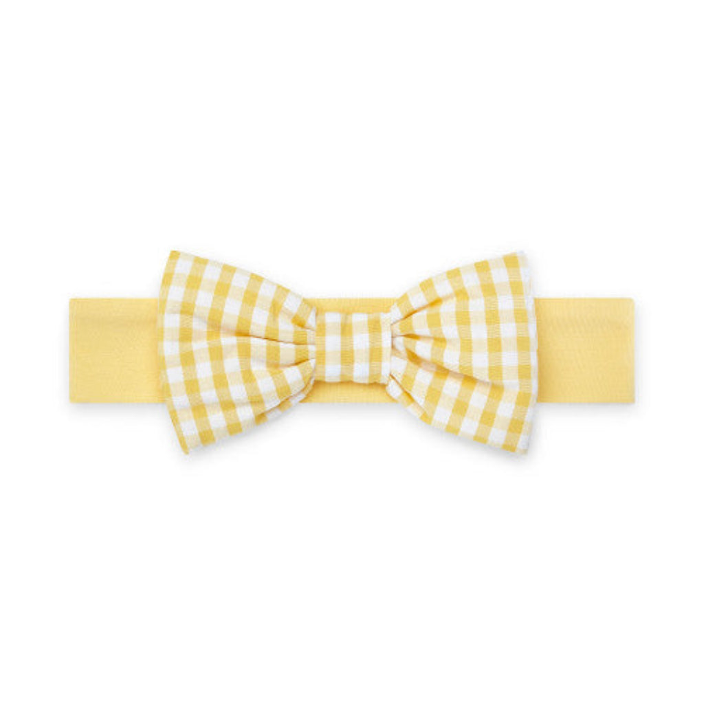 Little A Ava Gingham Bow Headband