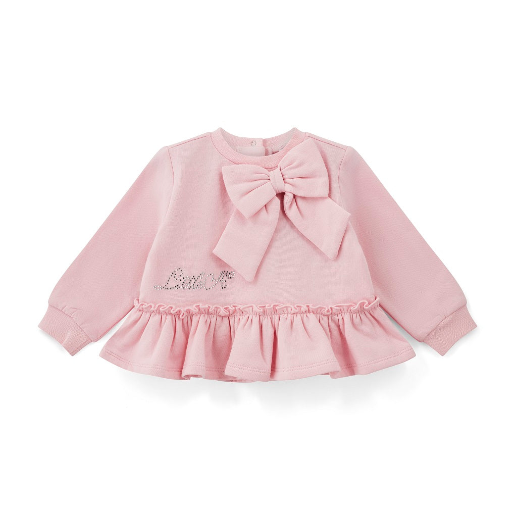 LITTLE A JASMINE Bow Frill Tracksuit