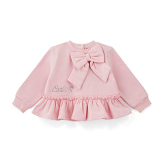LITTLE A JASMINE Bow Frill Tracksuit