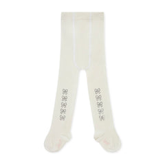 LITTLE A Kerry Bow Diamante Tights