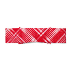 LITTLE A KATALINA Red Check Bow Headband