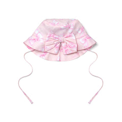 Little A Bow Print Sun Hat