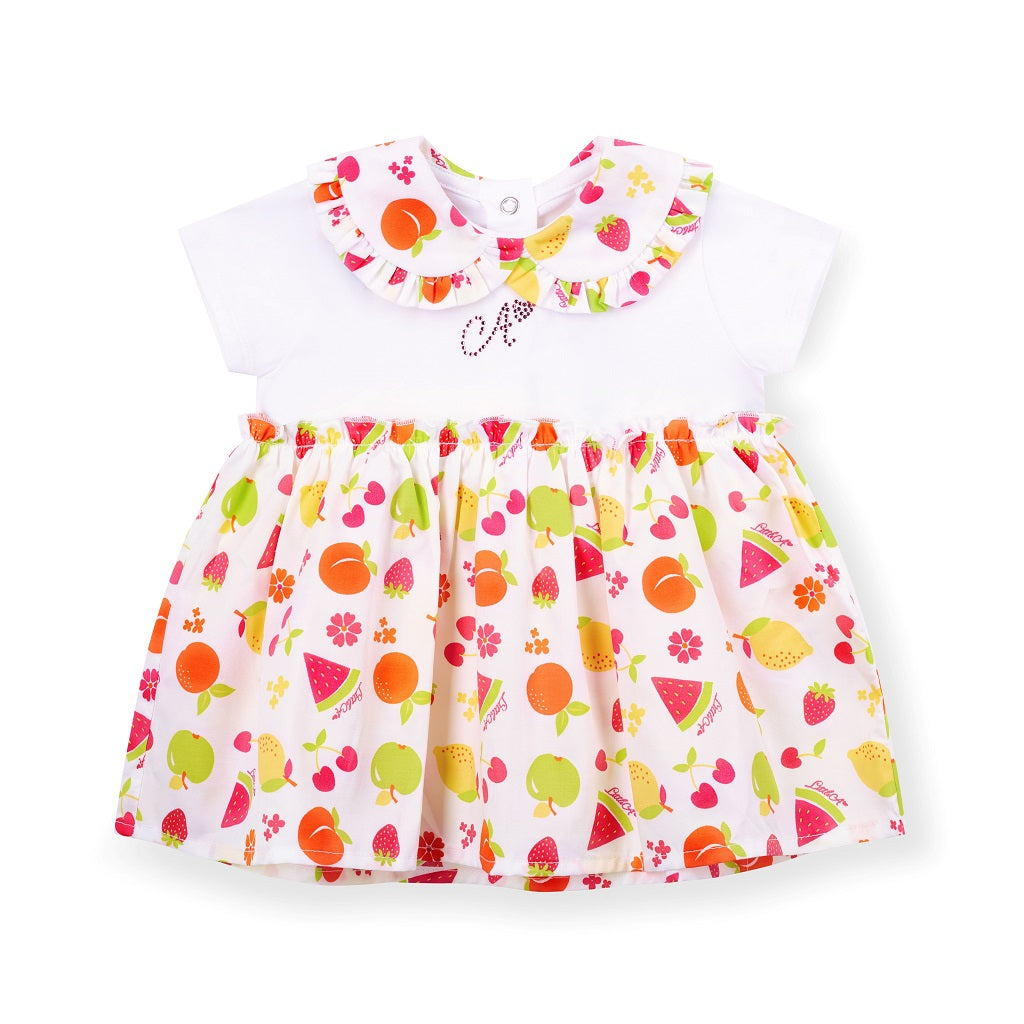 LITTLE A Fruit Print Dress