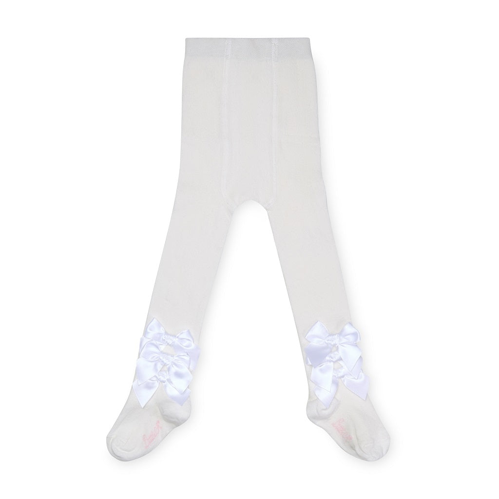 Little A by ADee Little Bloom theme. The Divine tights features delicate bow details at the ankles. A sweet and cosy finishing touch for any outfit. Snow White