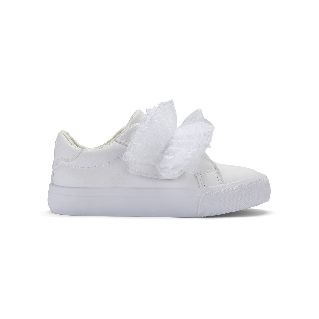 Little A Complete the look with the Tully trainers, featuring tulle detail on the Velcro strap with Little A branding on the heel these trainers