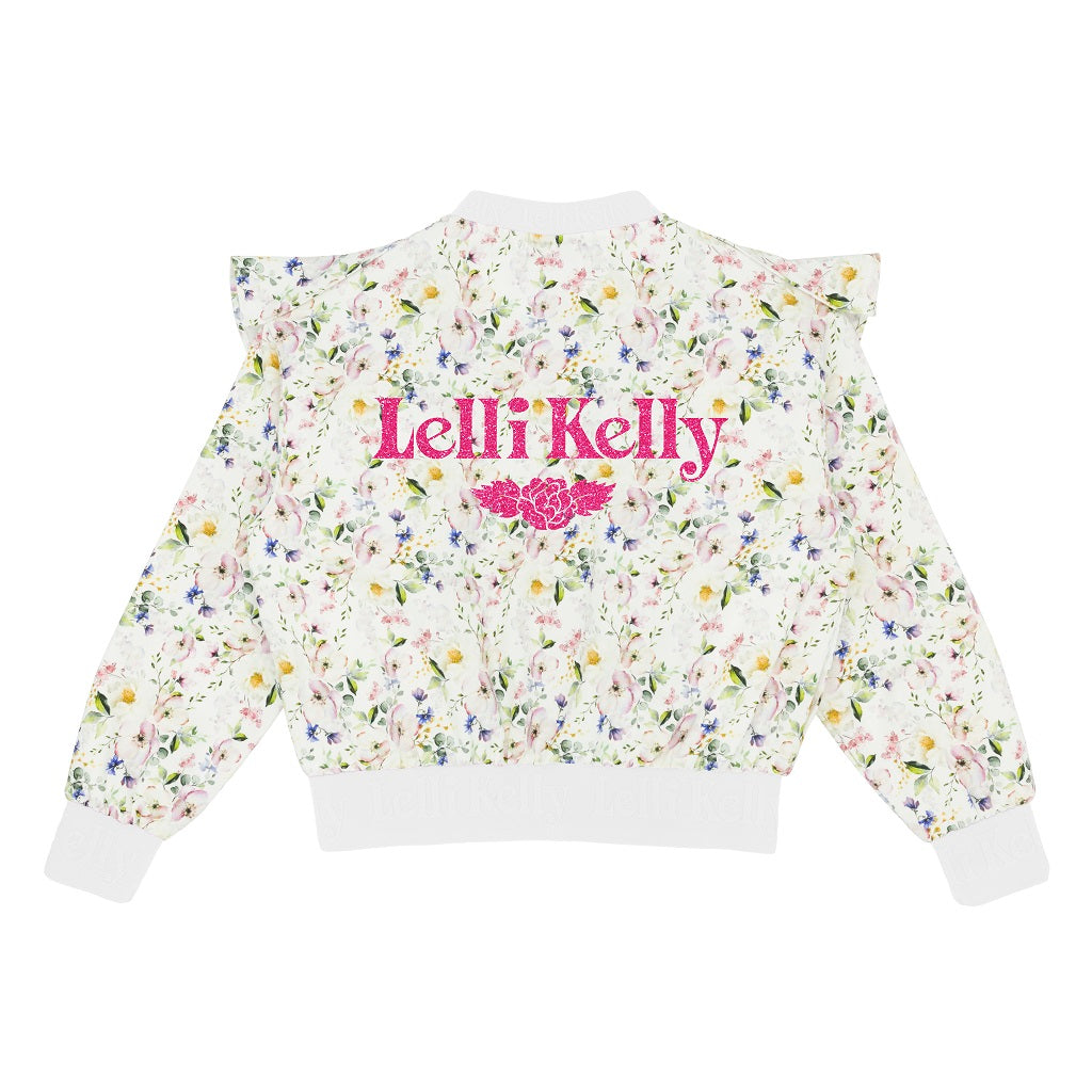 LELLI KELLY Ashley Bomber Jacket featuring eye-catching floral prints and signature branding. Perfect for adding style to any outfit.