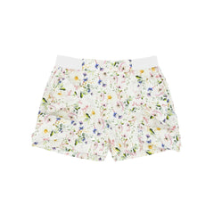LELLI KELLY Alison shorts! Bursting with vibrant florals and topped with adorable ruffles, these shorts have pockets for all life's little adventures.