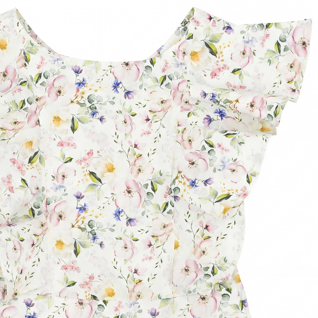 LELLI KELLY's adorable floral playsuit features charming ruffles and the iconic brand logo. Perfect for little ones who love a pop of colour and fun style!&nbsp;