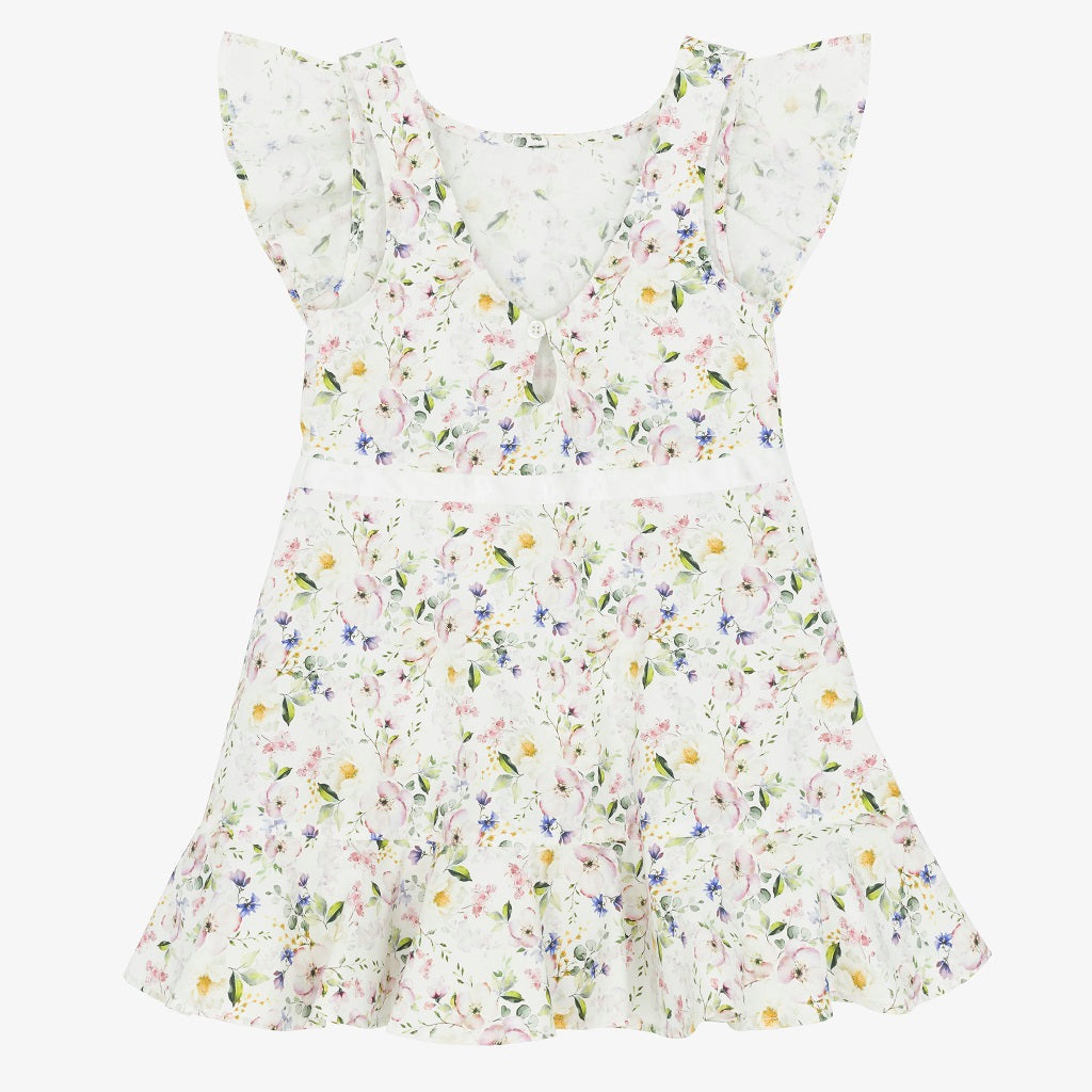 LELLI KELLY Aria Printed Ruffle Dress—a delightful blend of floral prints and elegant ruffles