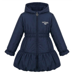 LELLI KELLY BTS Betsy Hooded Coat with Bow on back. Navy