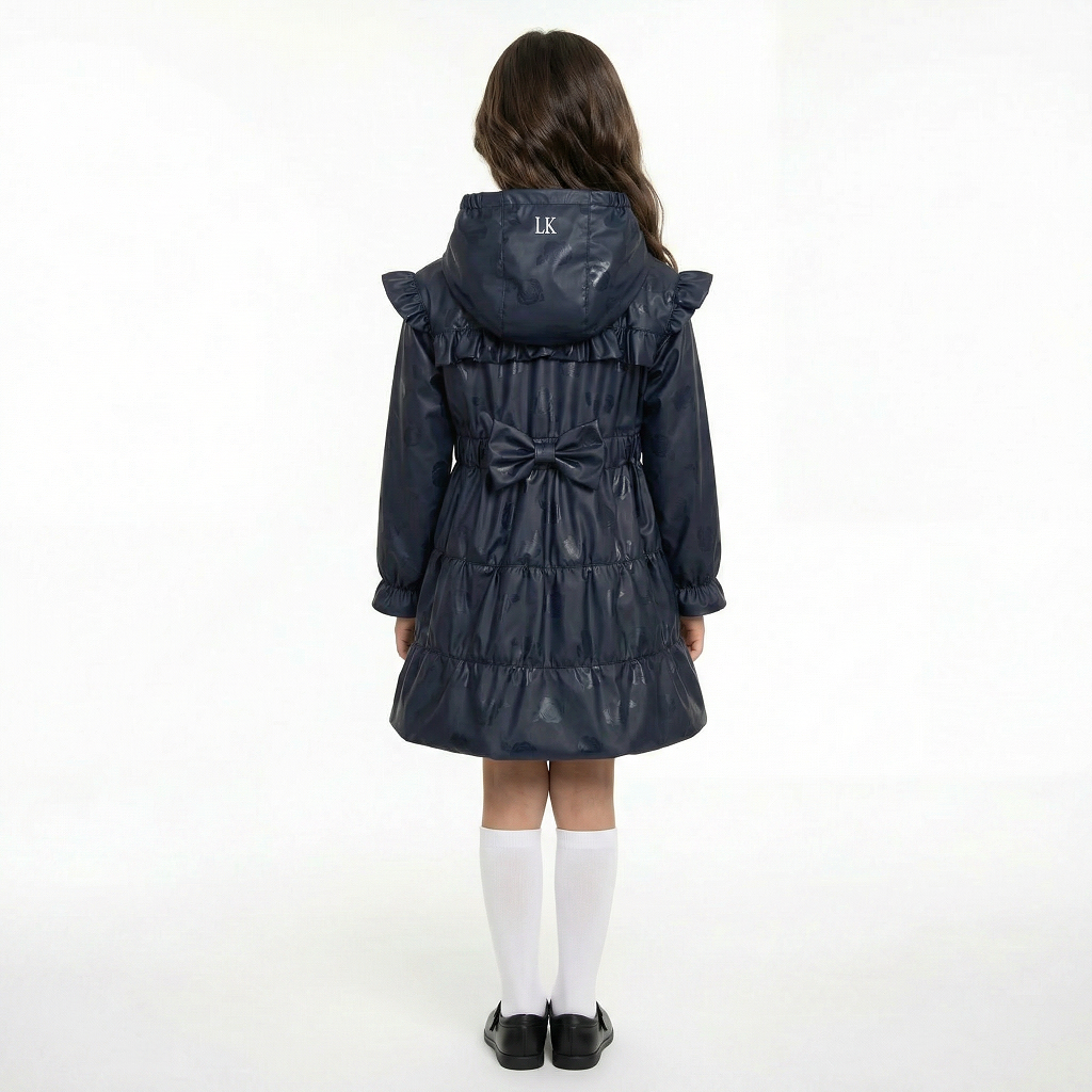 Lelli Kelly Bonnie Navy Rain Coat