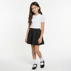 LELLI KELLY Bailey Black Skirt, featuring the signature charm branding logo