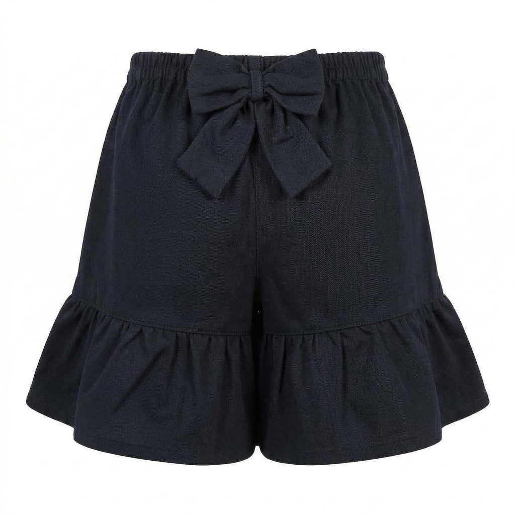 LELLI KELLY BTS Bambi Navy Culottes wih bow on back