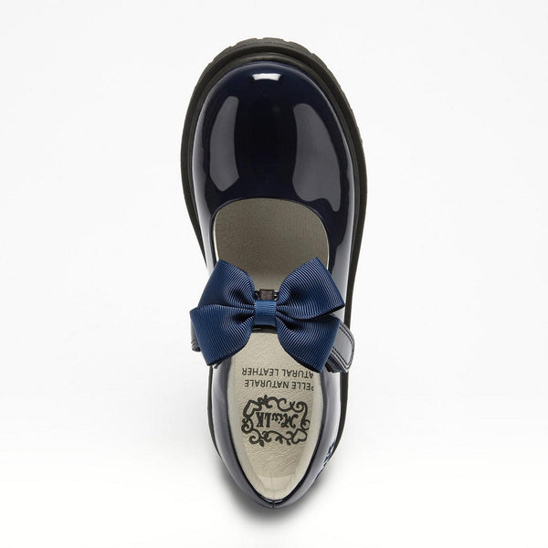 MISS LK Maisie Patent Shoes Navy