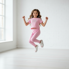 LELLI KELLY Sparkle Logo Crop Top